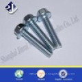 ANSI flange hex bolt with zinc